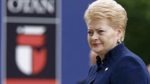 داليا غريباوسكايتي رئيسة ليتوانيا للمرة الثانية في عام 2014، و